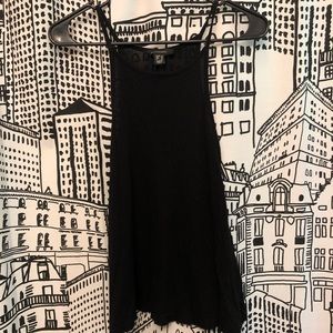 Black Flowy Tank Top